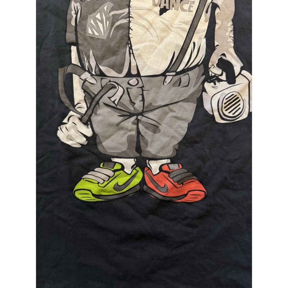 Vintage Nike Shirt Adult XL Black Let's Dance Zombie Tee 90s Y2K - Picture 2 of 13
